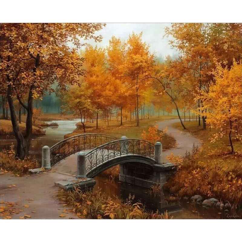 Peinture par Numéros Cottage Fleuri