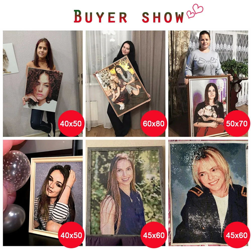 Diamond Painting Personnalisé — Votre Photo