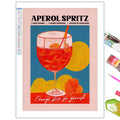 Diamond Painting Affiche Spritz Orange