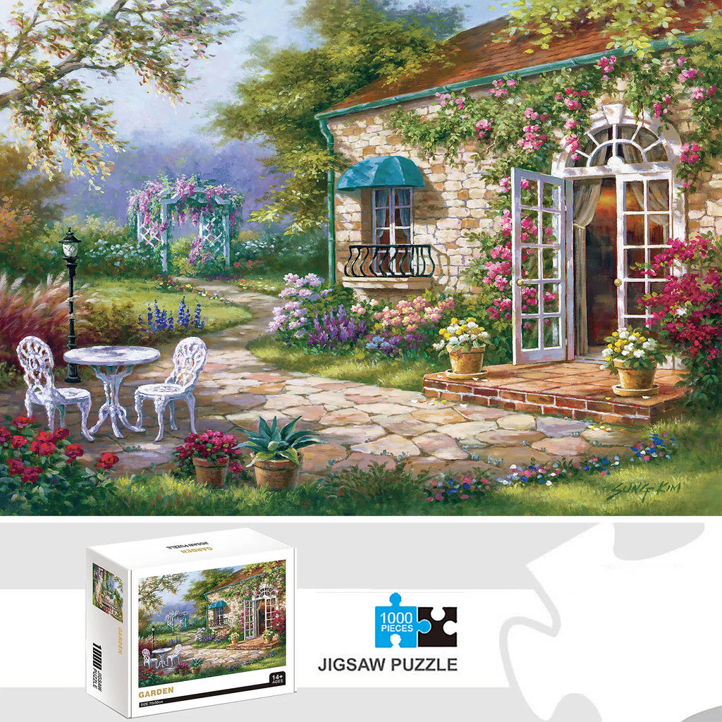 Puzzle Jardin Fleuri — 1000 Pièces