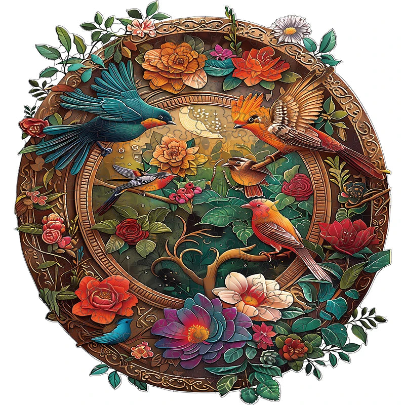 Puzzle en Bois Oiseaux