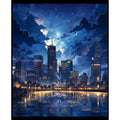 Peinture par Numéros Ville la Nuit