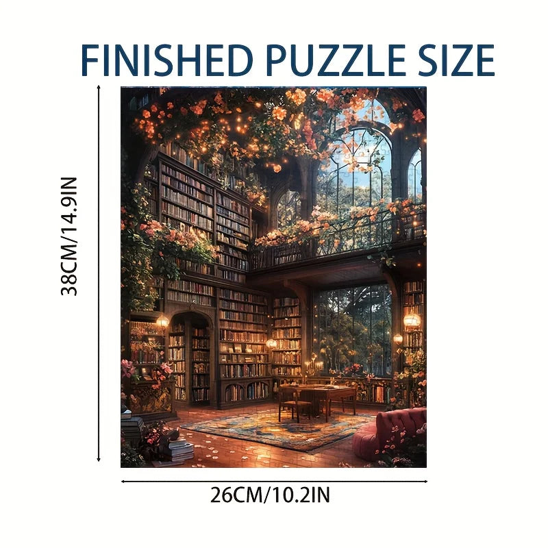 Puzzle Mini Bibliothèque de la Forêt — 1000 Pièces