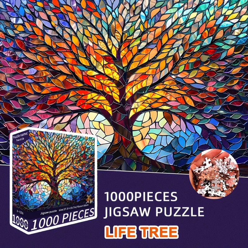 Puzzle Arbre Flamboyant — 1000 Pièces