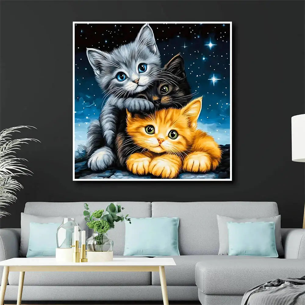 Diamond Painting Chat Illustré