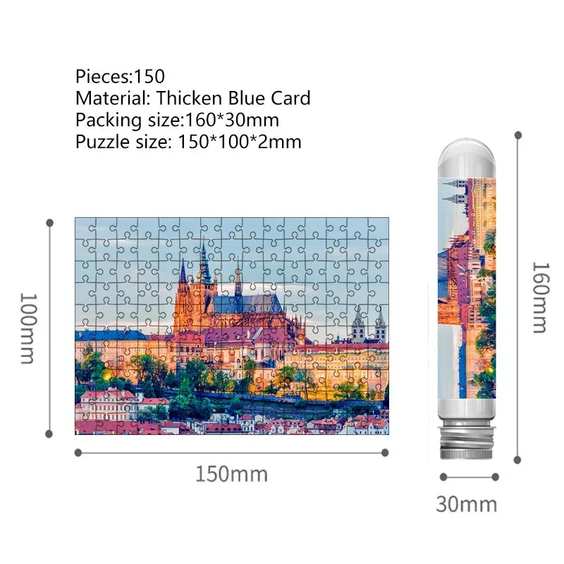 Puzzle Tube Port au Phare — 150 Pièces