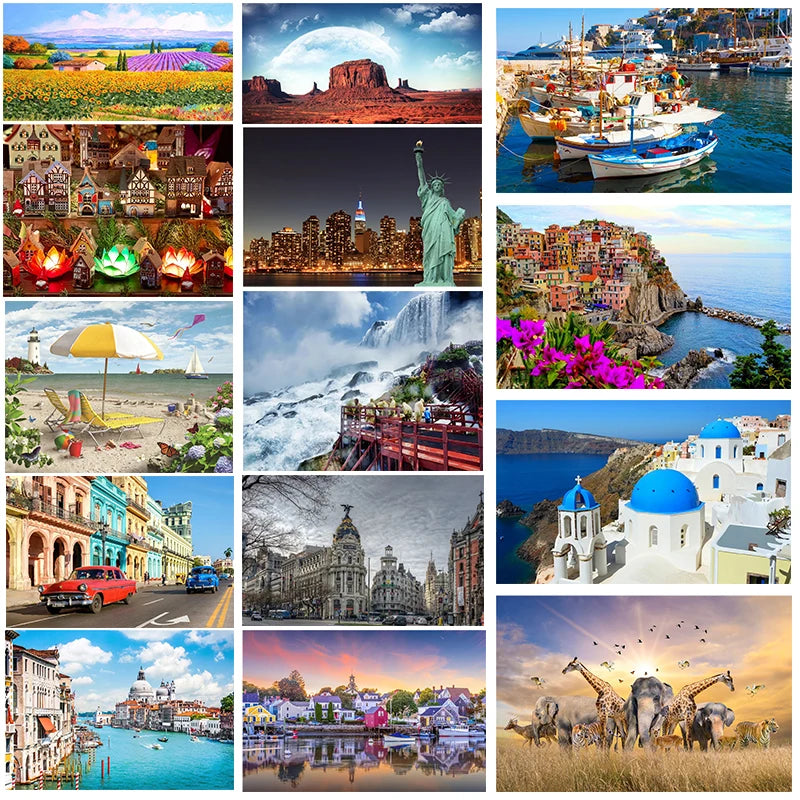 Puzzle Paysages — 500 Pièces