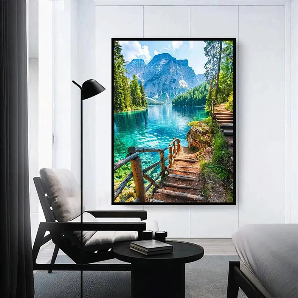 Diamond Painting Lac de Montagne