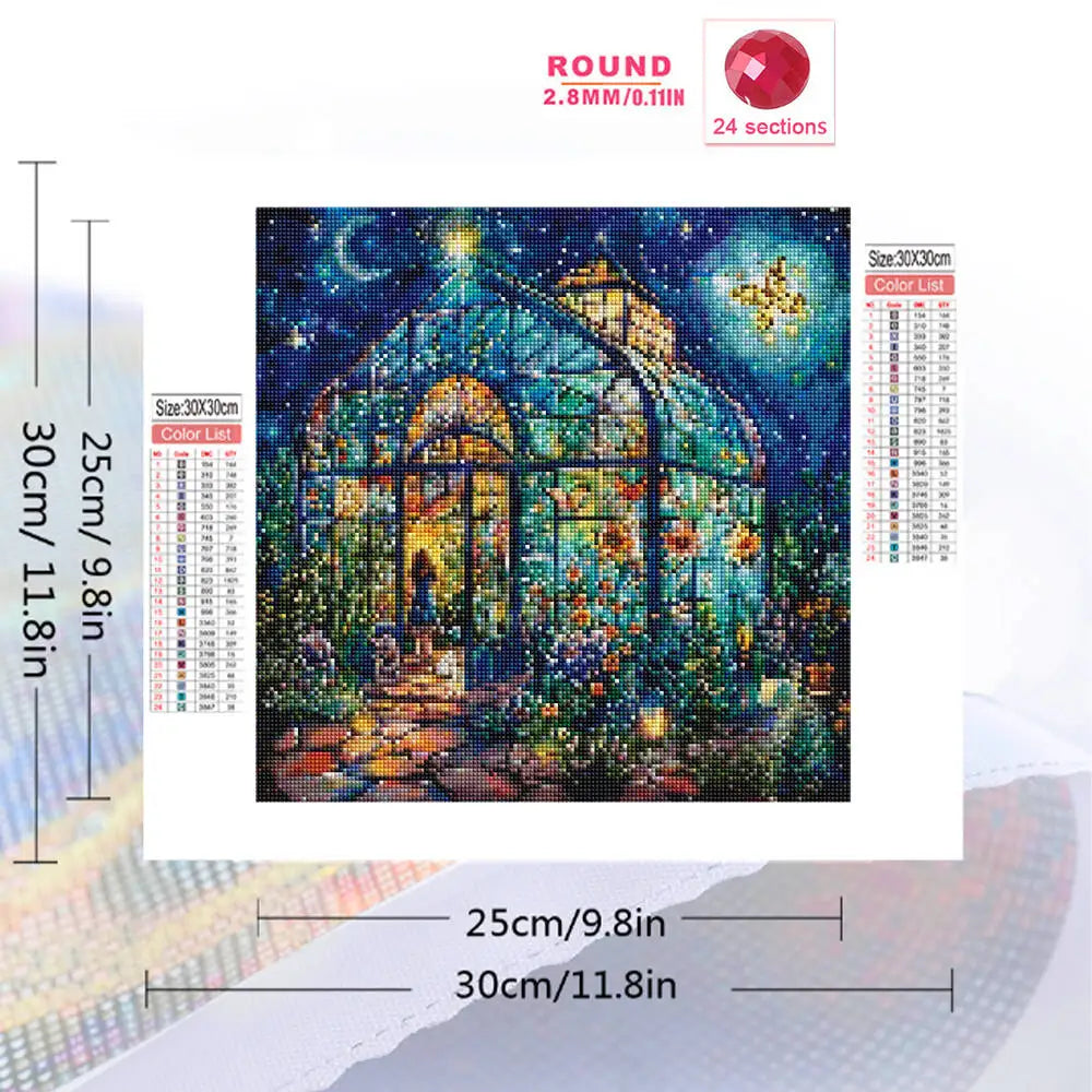 Diamond Painting Serre sous les Étoiles