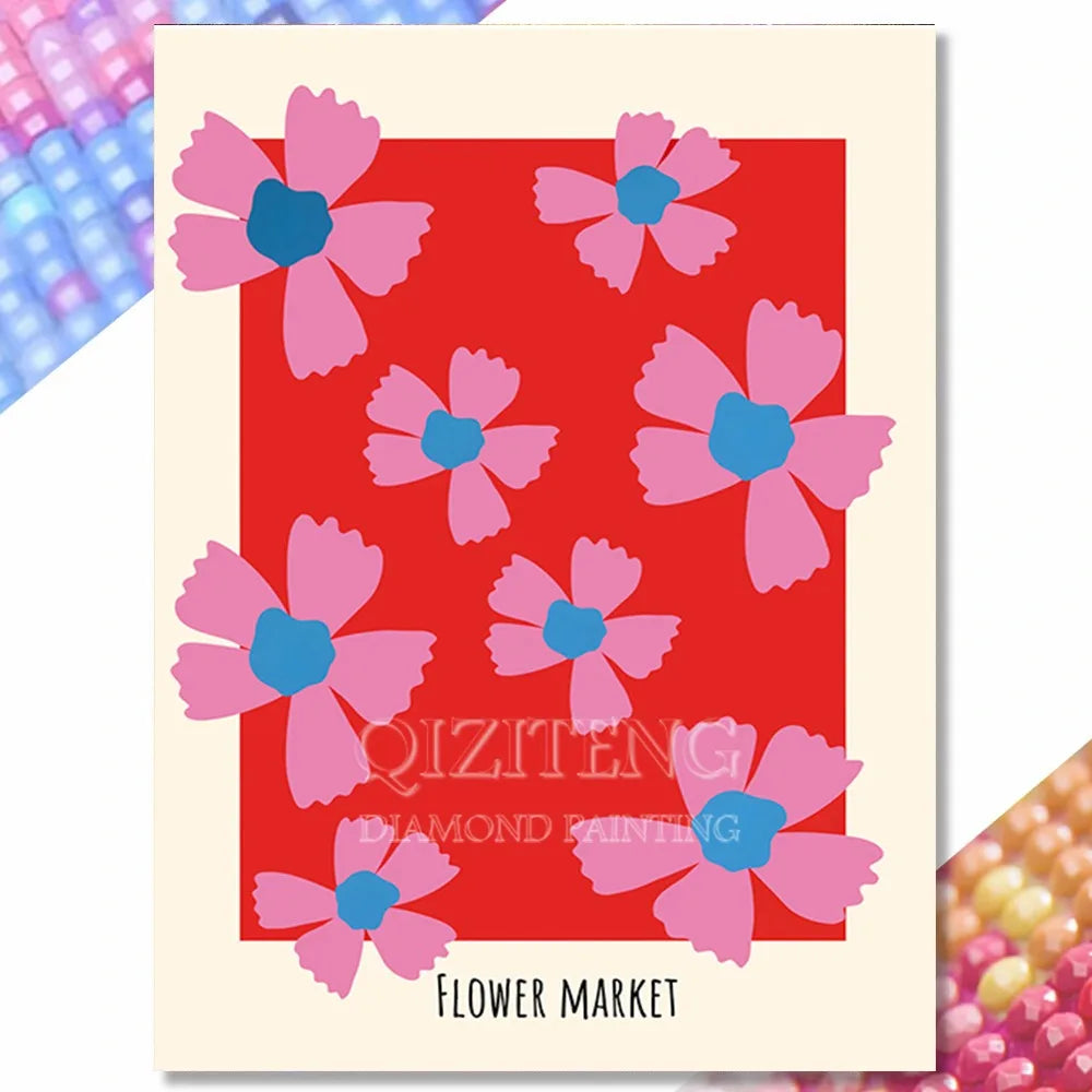 Diamond Painting Duo de Fleurs