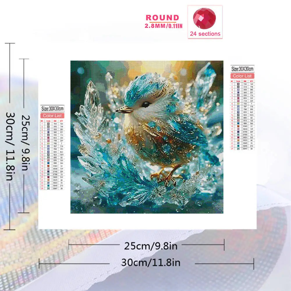 Diamond Painting Oiseau de Cristal