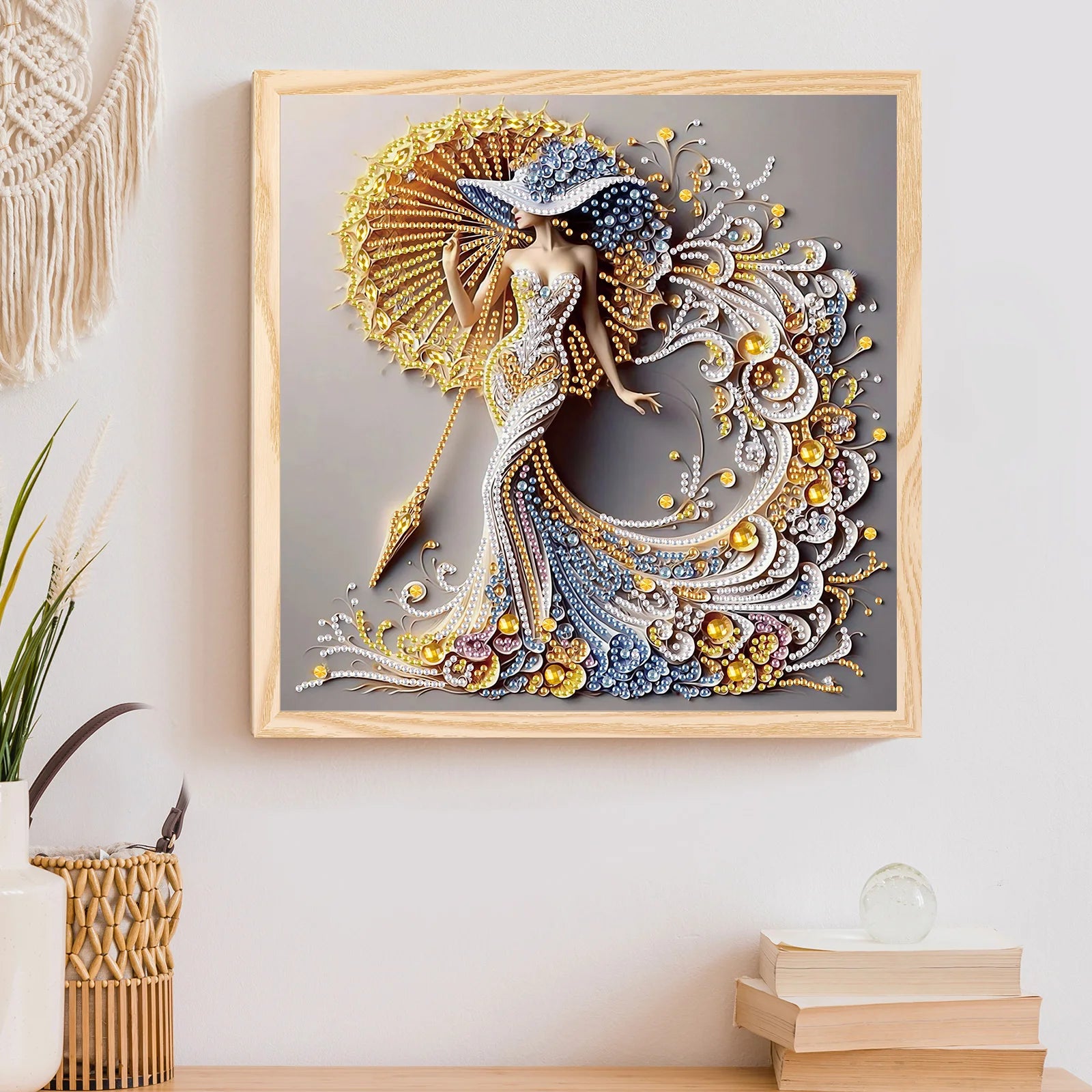 Diamond Painting Femme Élégante — Formes Spéciales