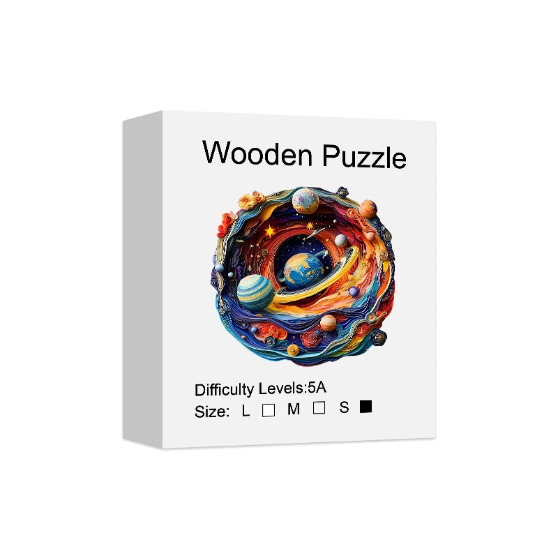 Puzzle en Bois Planètes de l'Espace