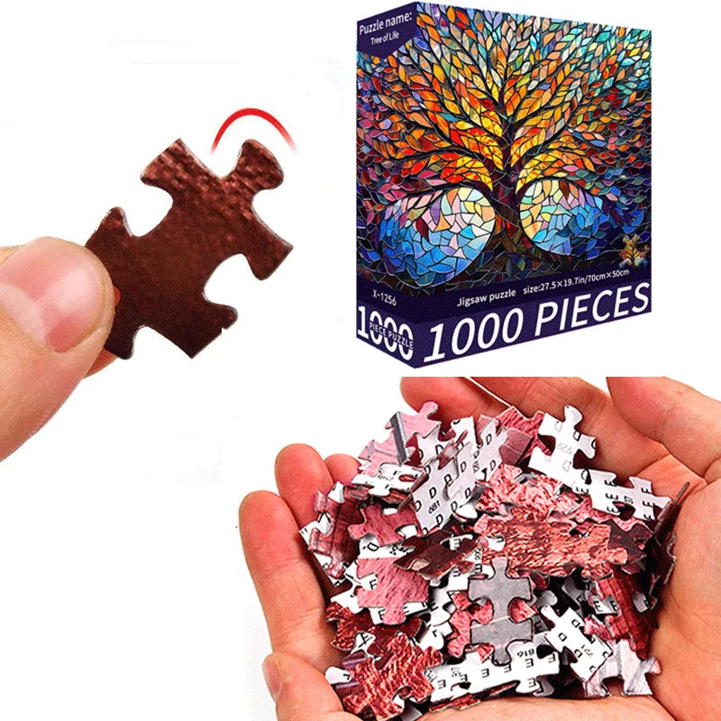 Puzzle Arbre Flamboyant — 1000 Pièces