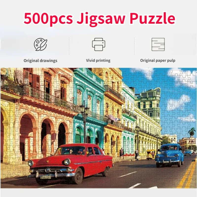 Puzzle Paysages — 500 Pièces