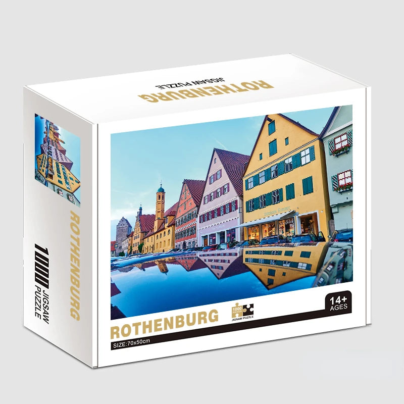 Puzzle Paysages & Chefs-d'Œuvre — 1000 Pièces
