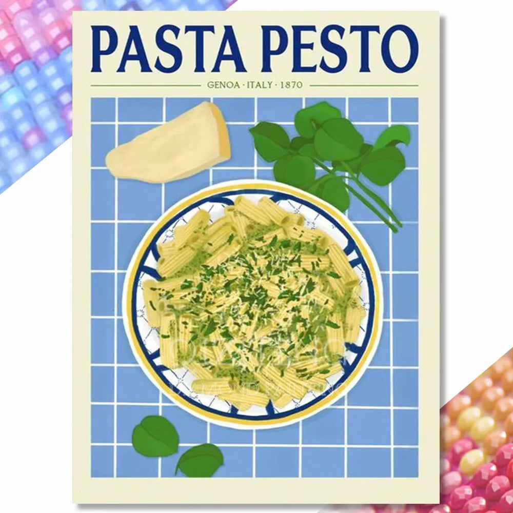 Diamond Painting Espresso Martini Damier