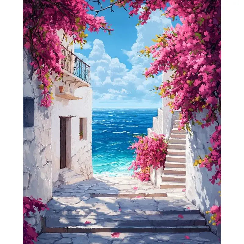 Peinture par Numéros Porte Violette