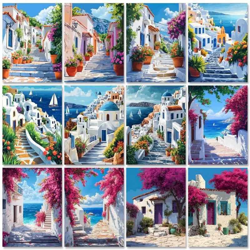Peinture par Numéros Porte Violette
