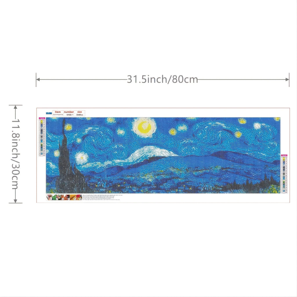Diamond Painting Nuit Étoilée de Van Gogh — Dôme