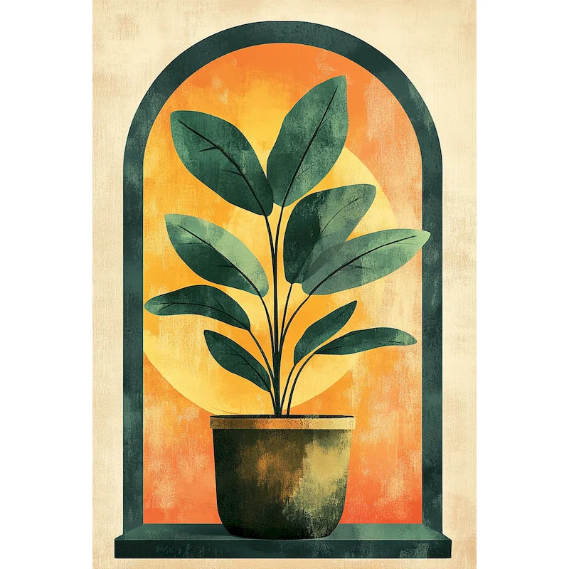 Peinture par Numéros Oranges sur la Table