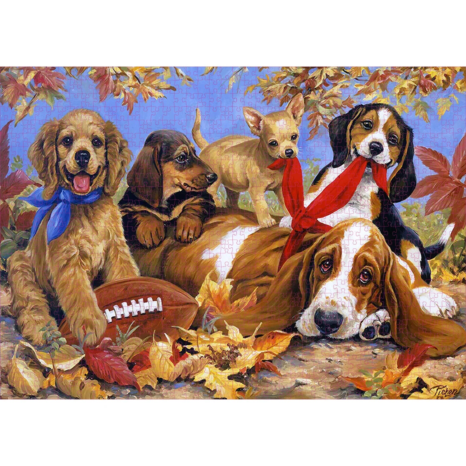 Puzzle Chiots Adorables — 1000 Pièces