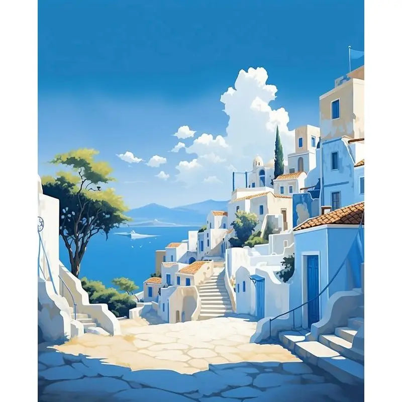 Peinture par Numéros Crique Turquoise