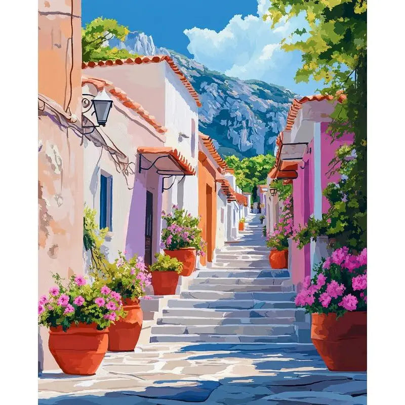 Peinture par Numéros Porte Violette
