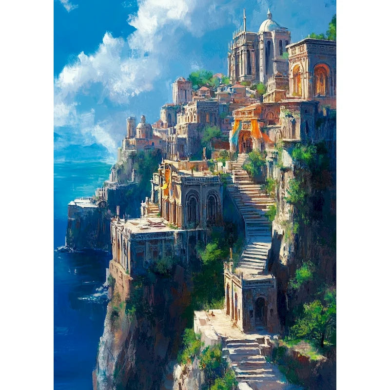 Peinture par Numéros Crique Turquoise