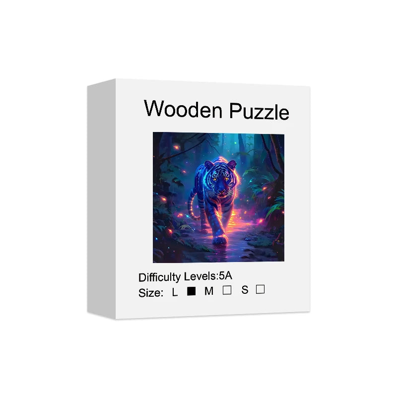 Puzzle en Bois Tigre