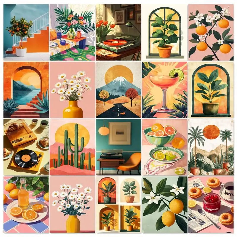 Peinture par Numéros Cactus au Soleil