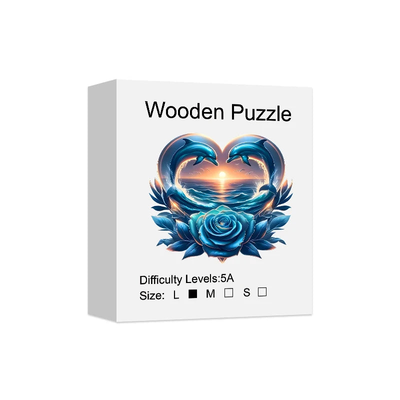 Puzzle en Bois Dauphins