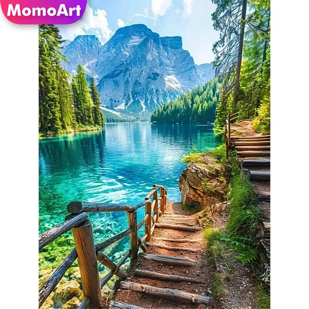 Diamond Painting Lac de Montagne