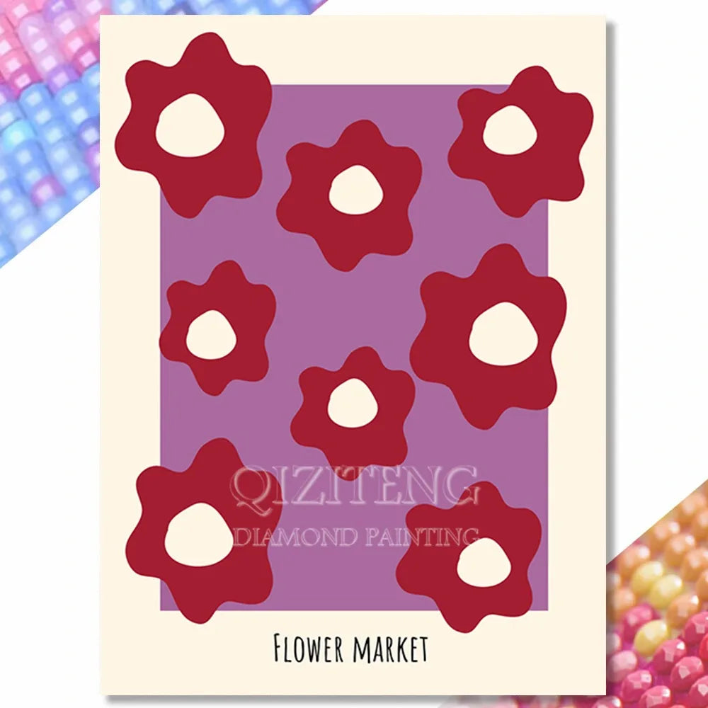 Diamond Painting Duo de Fleurs