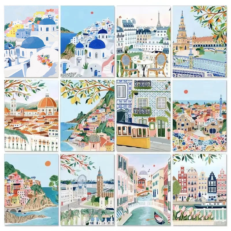 Peinture par Numéros Cinque Terre