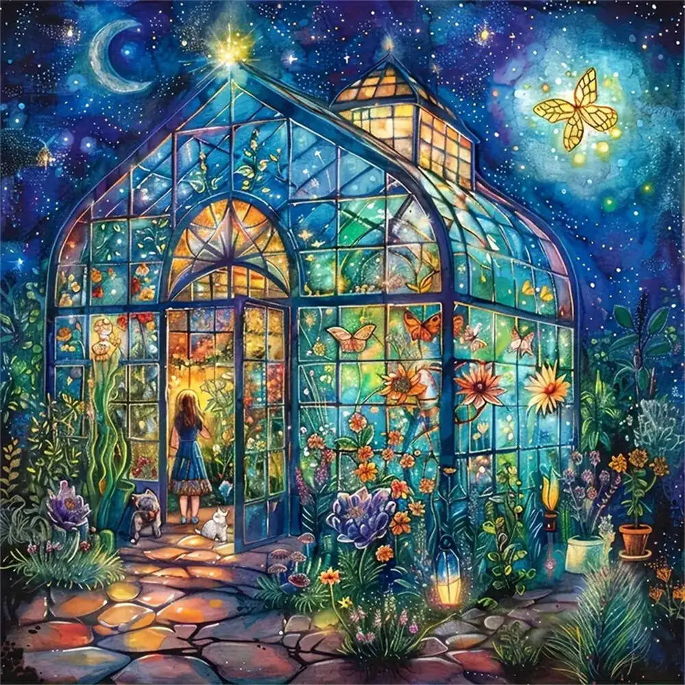 Diamond Painting Serre sous les Étoiles
