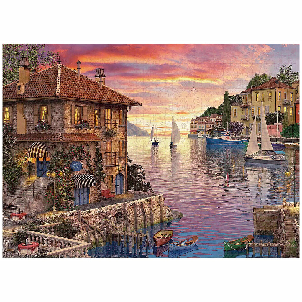 Puzzle Baie au Soleil Couchant — 1000 Pièces