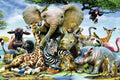 Puzzle Animaux Sauvages — 1000 Pièces