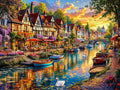 Diamond Painting Ruelle au Bord de l'Eau