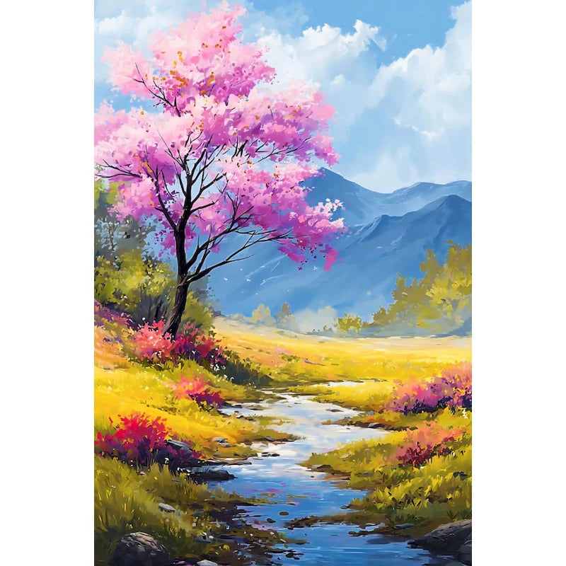 Peinture par Numéros Ponton Fleuri