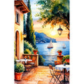 Peinture par Numéros Terrasse au Couchant