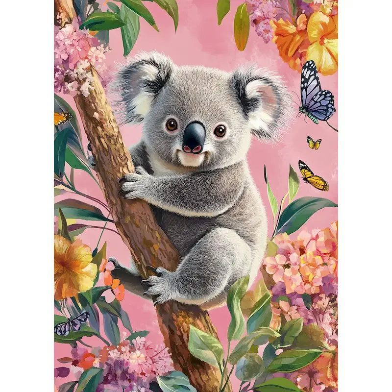 Peinture par Numéros Koala Fleuri