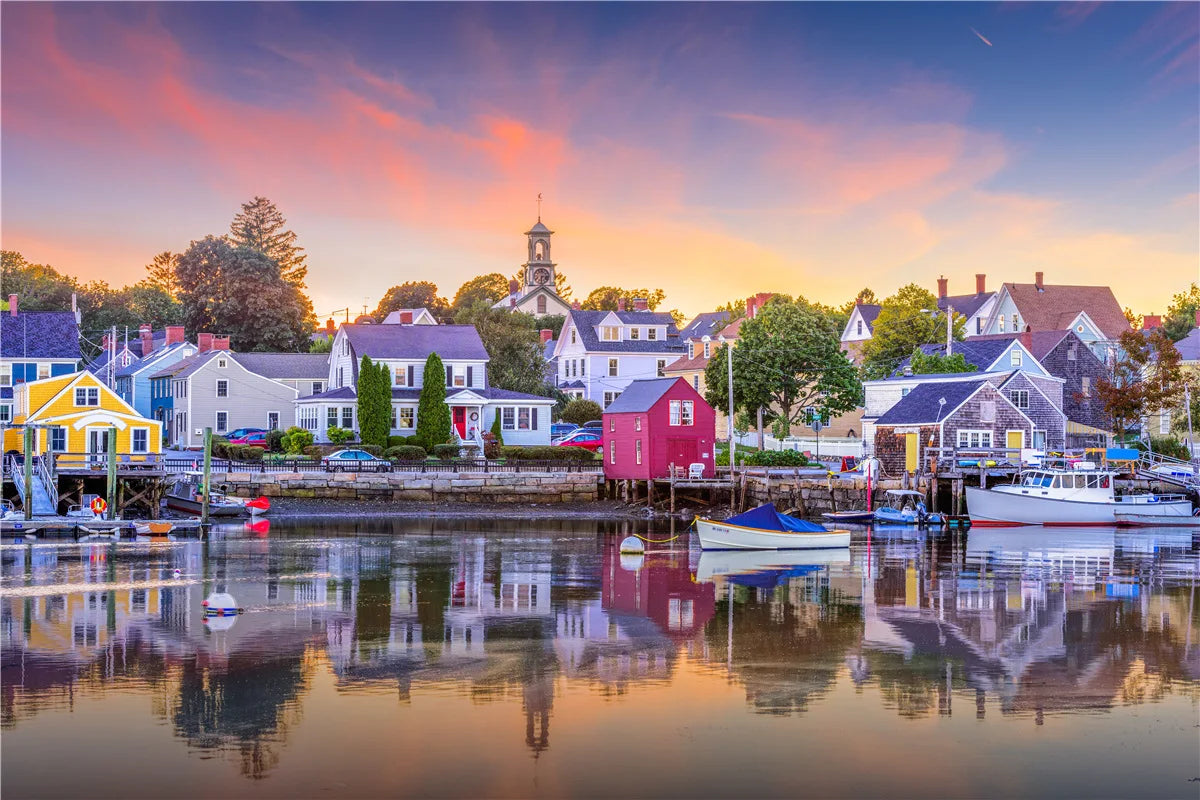 Puzzle Village au Crépuscule — 500 Pièces