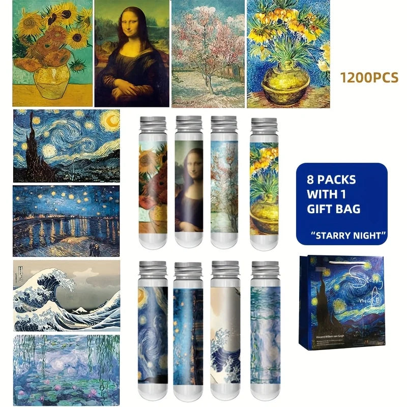 Coffret 8 Mini Puzzles — 1200 Pièces
