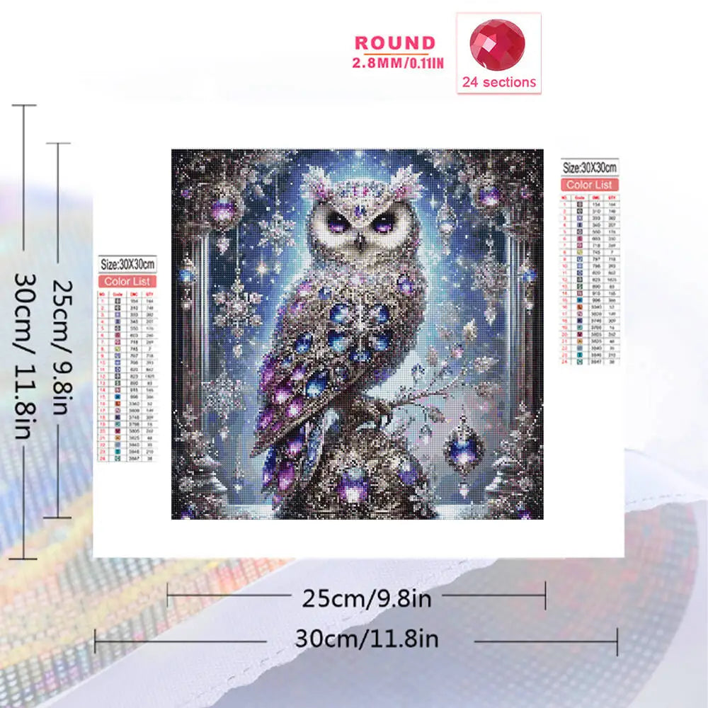 Diamond Painting Hibou