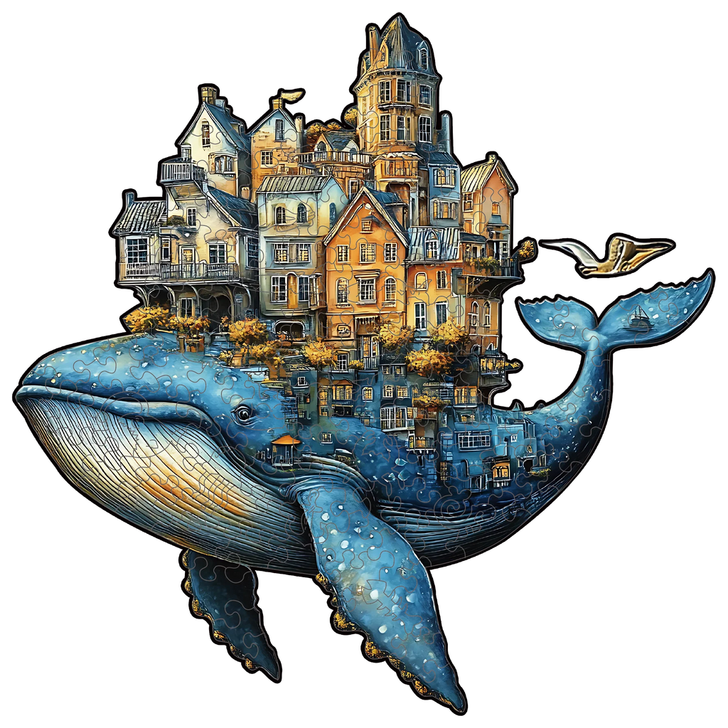 Puzzle en Bois Château des Baleines