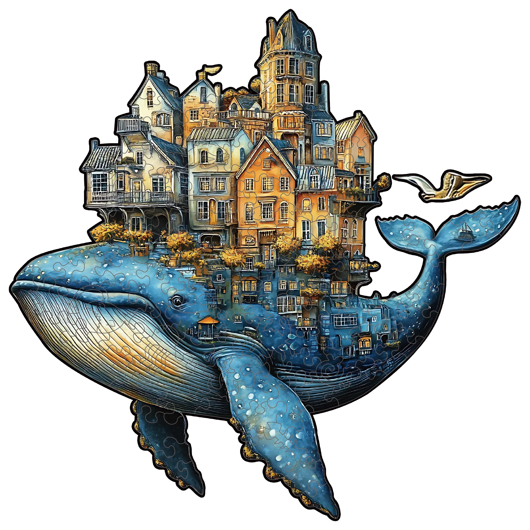 Puzzle en Bois Château des Baleines
