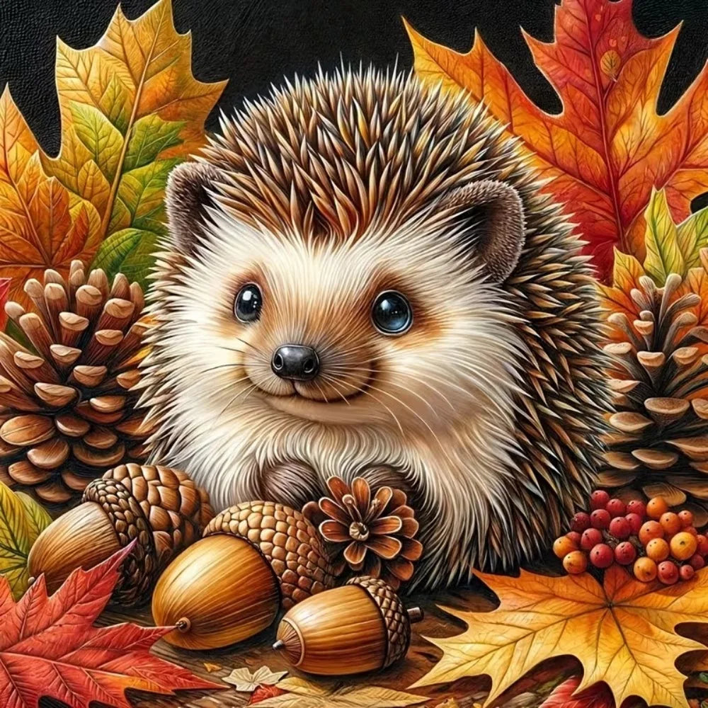 Diamond Painting Hérisson