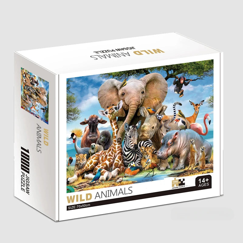 Puzzle Paysages & Chefs-d'Œuvre — 1000 Pièces