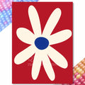 Diamond Painting Marguerite Rouge